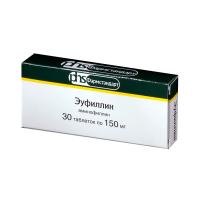 ЭУФИЛЛИН ТАБ 150МГ №30