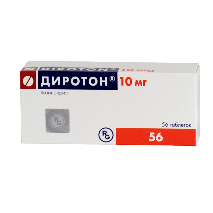 ДИРОТОН ТАБ 10МГ №56