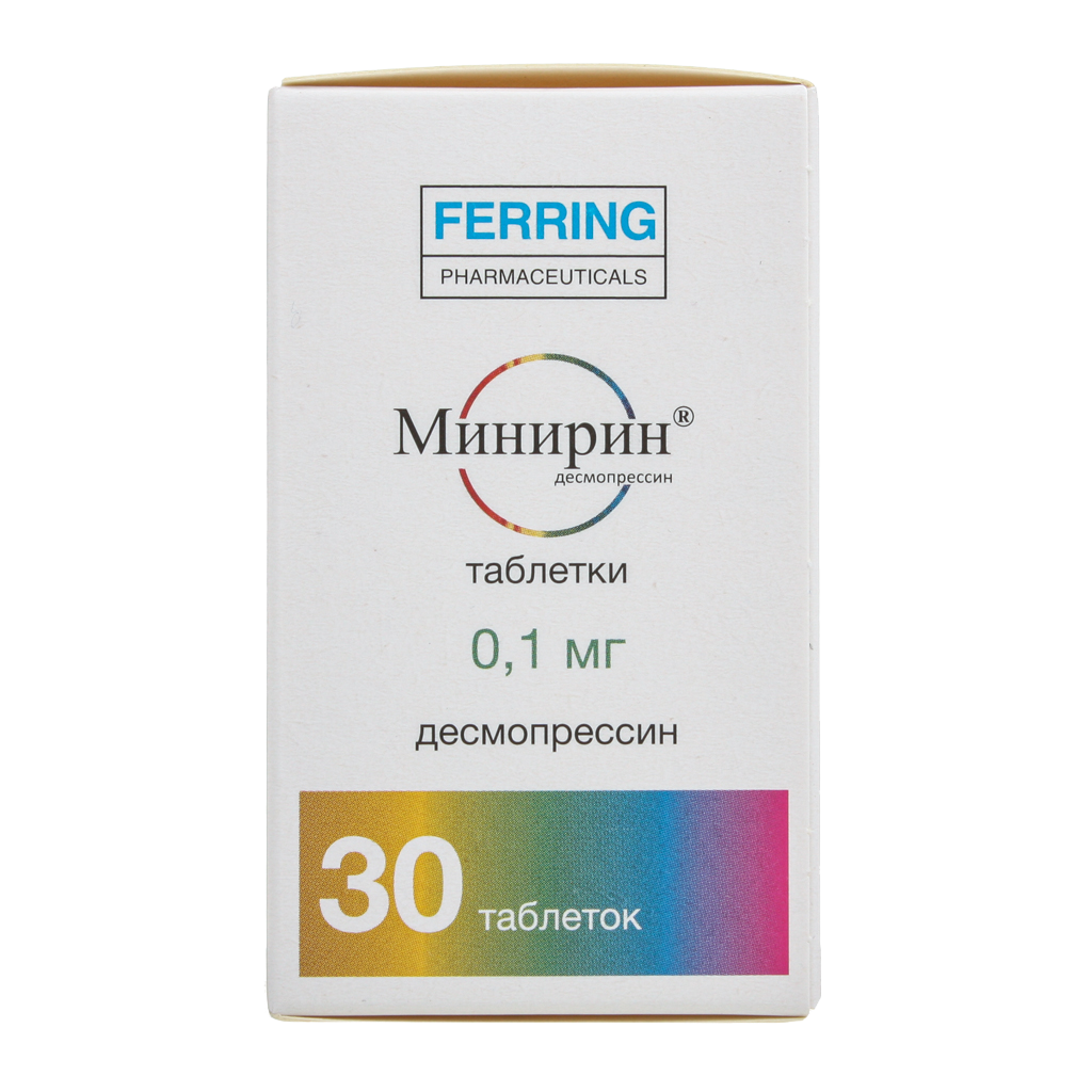 МИНИРИН ТАБ 0,1МГ №30