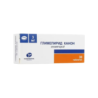 ГЛИМЕПИРИД КАНОН ТАБ 3МГ №30