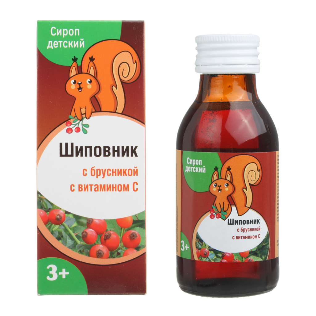 СИРОП ШИПОВНИКА ДЕТСКИЙ 100МЛ