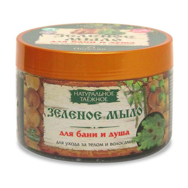 МЫЛО ЗЕЛЕНОЕ НАТУРАЛЬНОЕ ТАЕЖНОЕ 450МЛ
