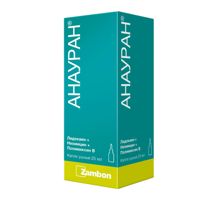 АНАУРАН КАПЛИ УШНЫЕ ФЛ 25МЛ