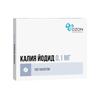 КАЛИЯ ЙОДИД ТАБ 100МКГ №100