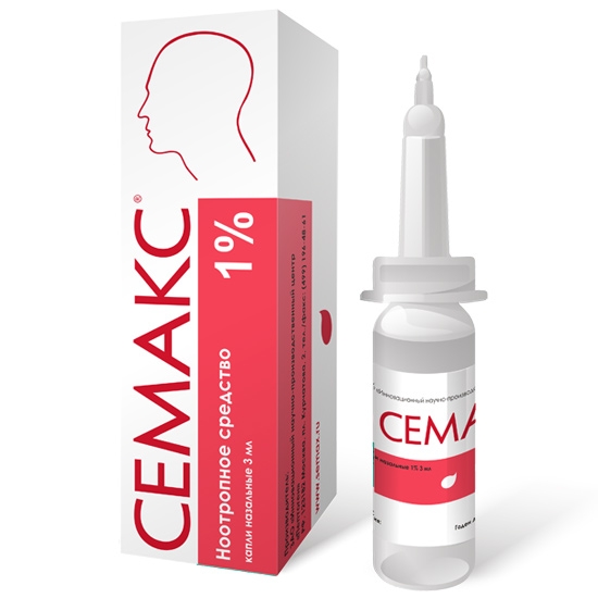 СЕМАКС КАПЛИ В НОС 1% ФЛ 3МЛ