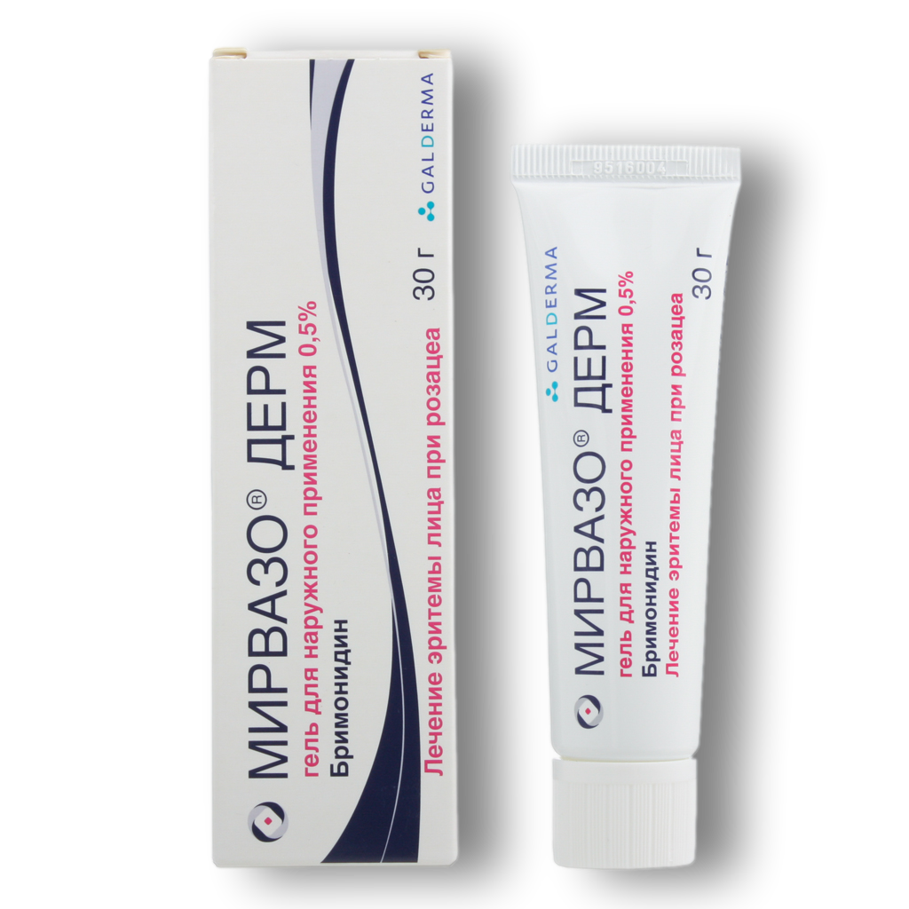 МИРВАЗО ДЕРМ ГЕЛЬ НАРУЖ 0,5% 30Г