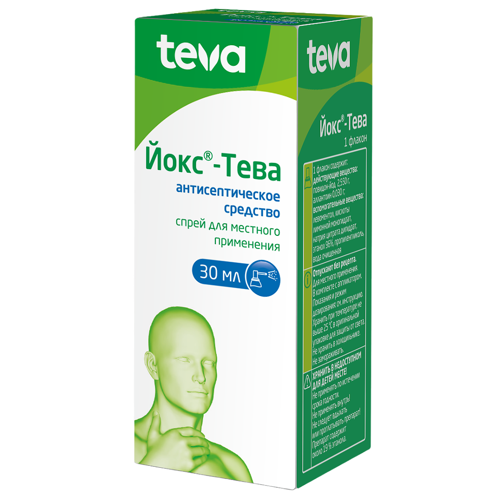 ЙОКС-ТЕВА СПРЕЙ МЕСТ 30МЛ