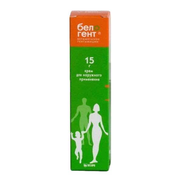 БЕЛОГЕНТ КРЕМ Д/НАРУЖ 15Г