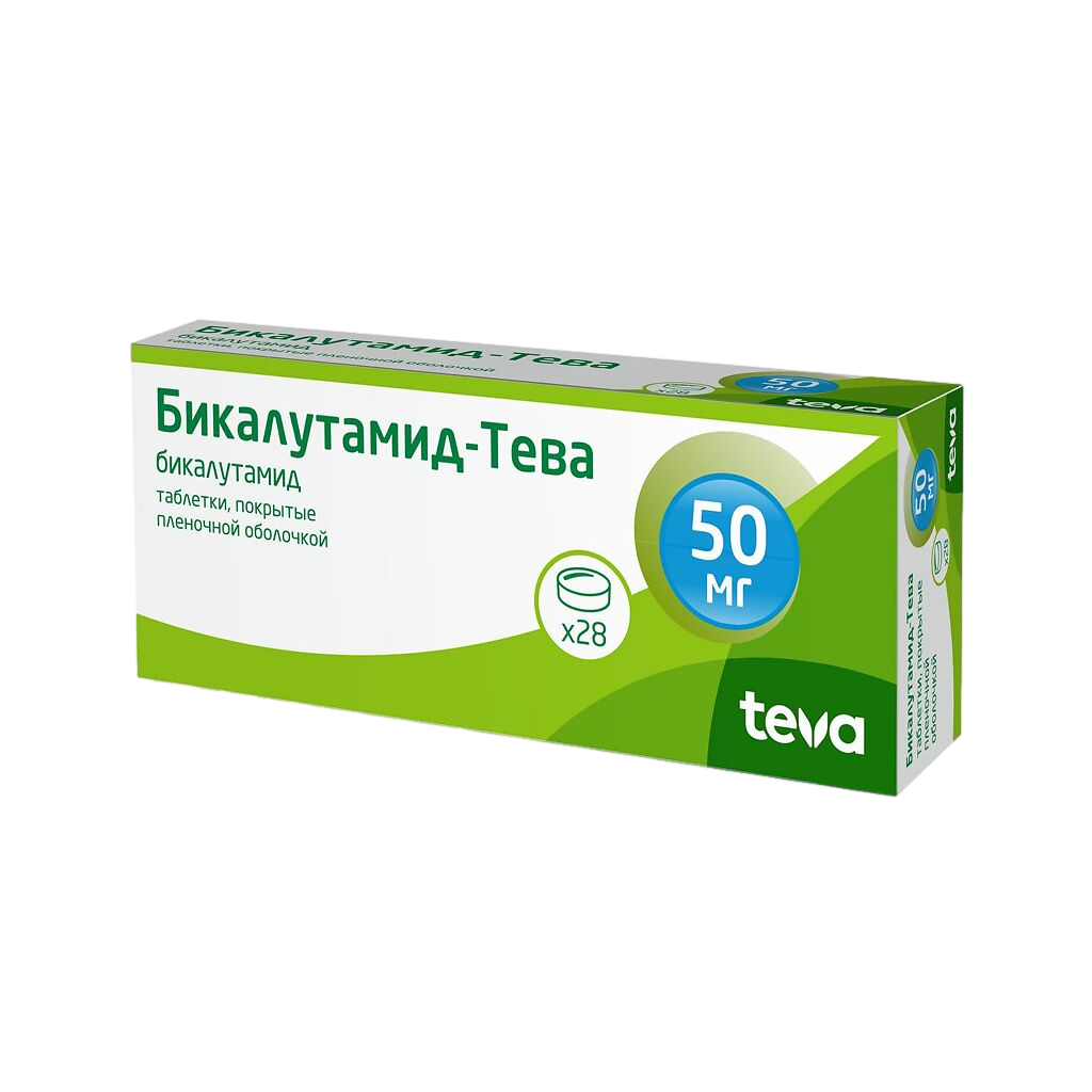 БИКАЛУТАМИД-ТЕВА ТАБ П/О 50МГ №28